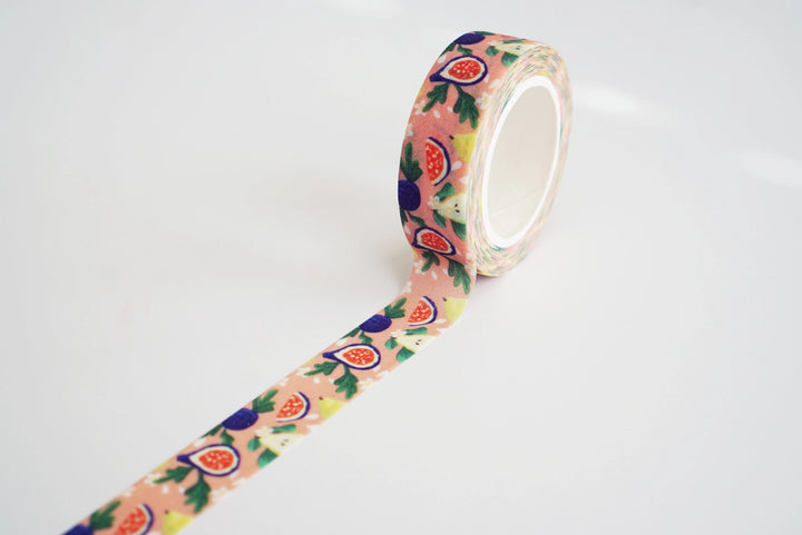 Ruban Washi Tape - Figue Corail