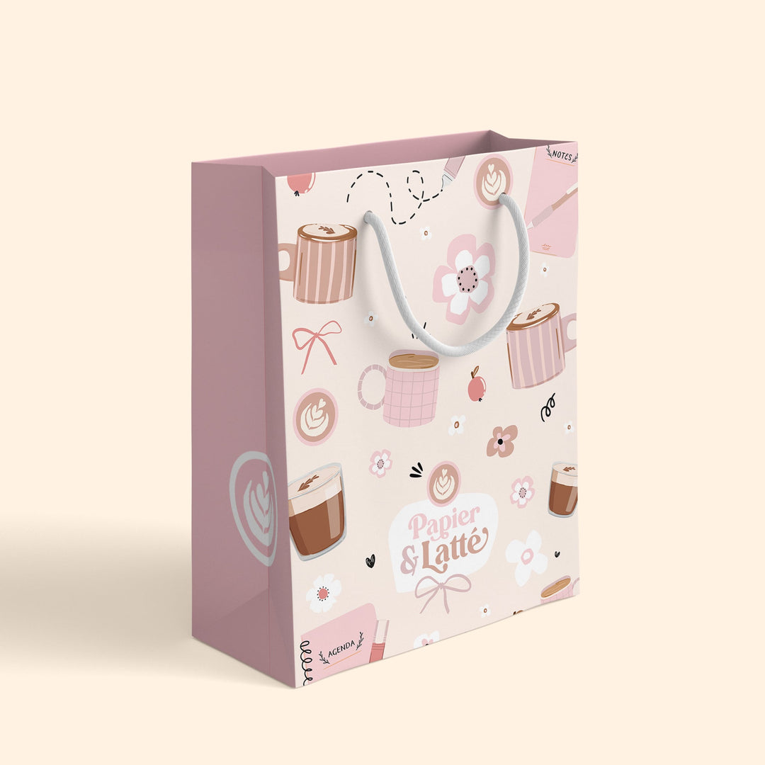 Sac Cadeau - Papier & Latté - Café Latté