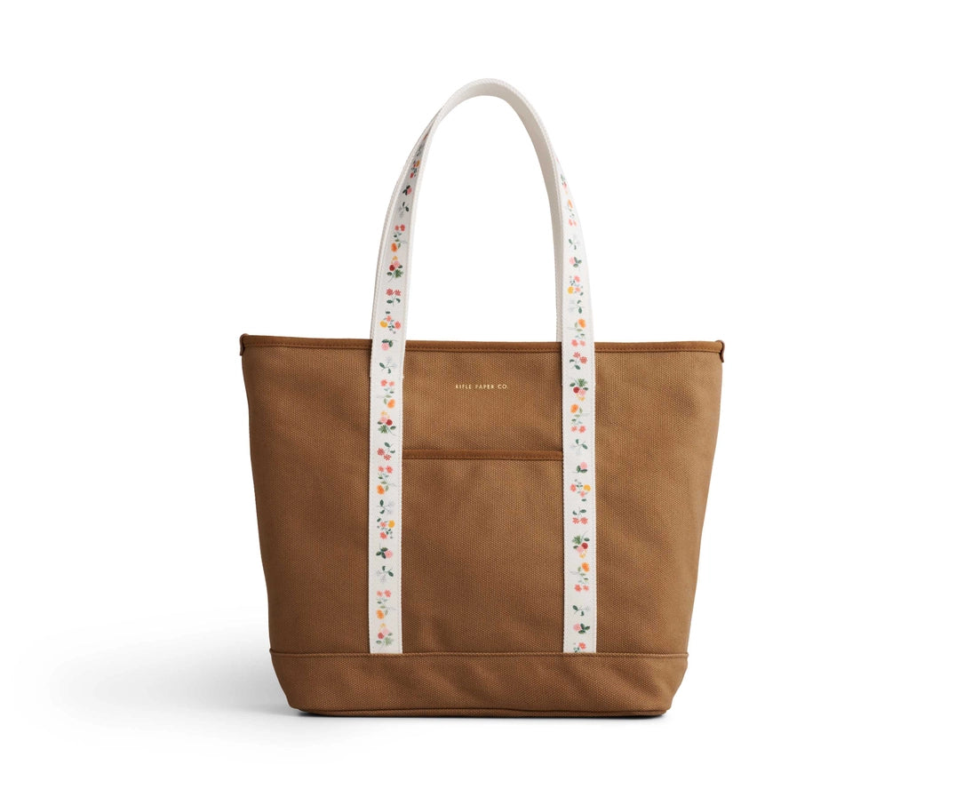 Sac tout-aller en toile – Ditsy Dahlia