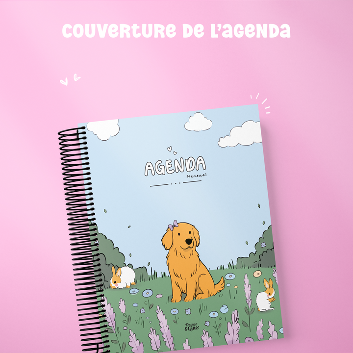 Agenda mensuel - Kawaii