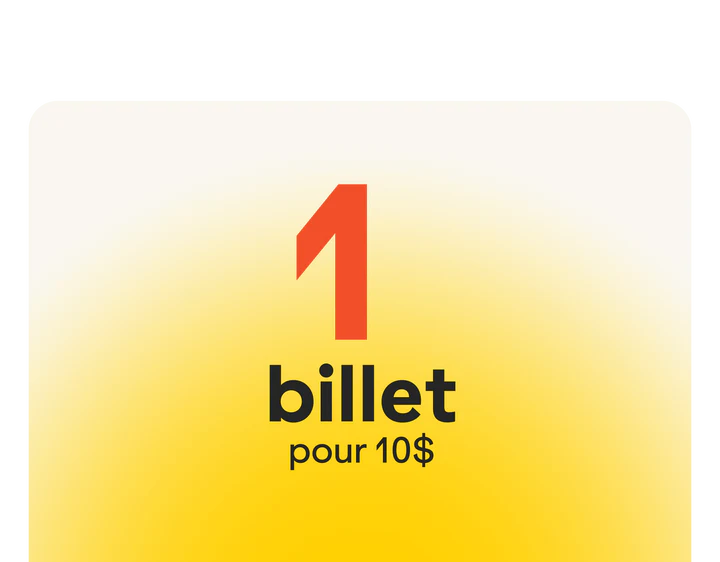 Billet - Passeport de rêve Enfant Soleil signé Air Canada 2026