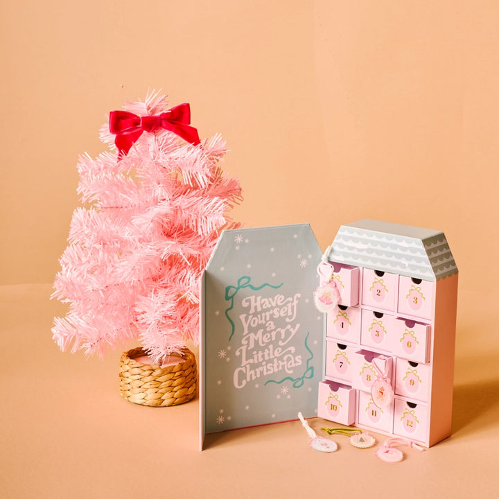 Calendrier de l'Avent avec ornements de Noël Coquette