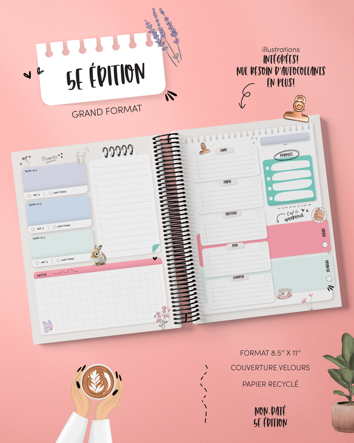 F - Capucine - Agenda 5e édition - non-daté
