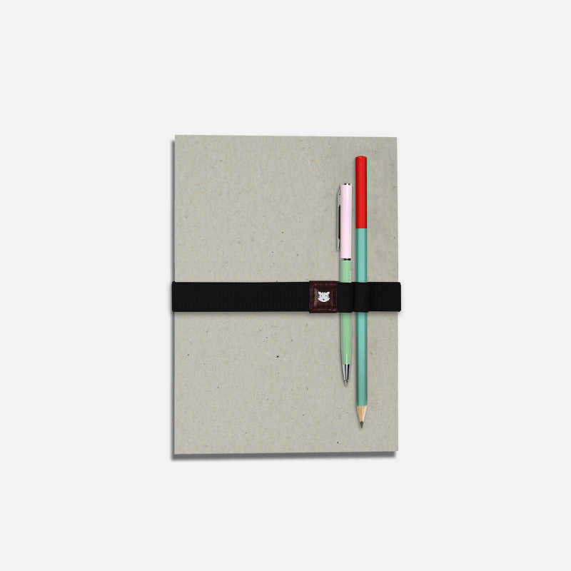Élastique pour carnet avec porte-stylos