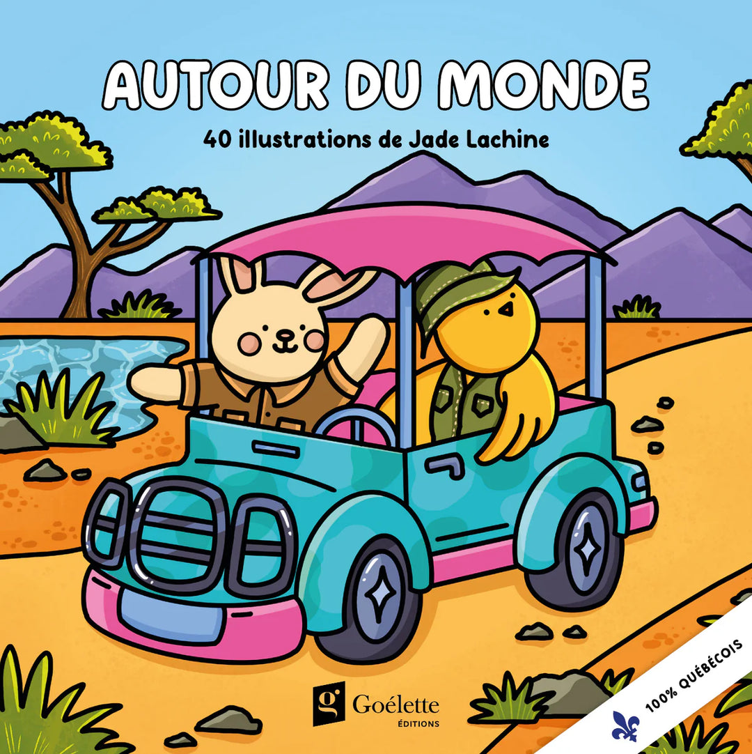 Livre à colorier Jade Lachine pour adulte avec illustrations artistiques à colorier