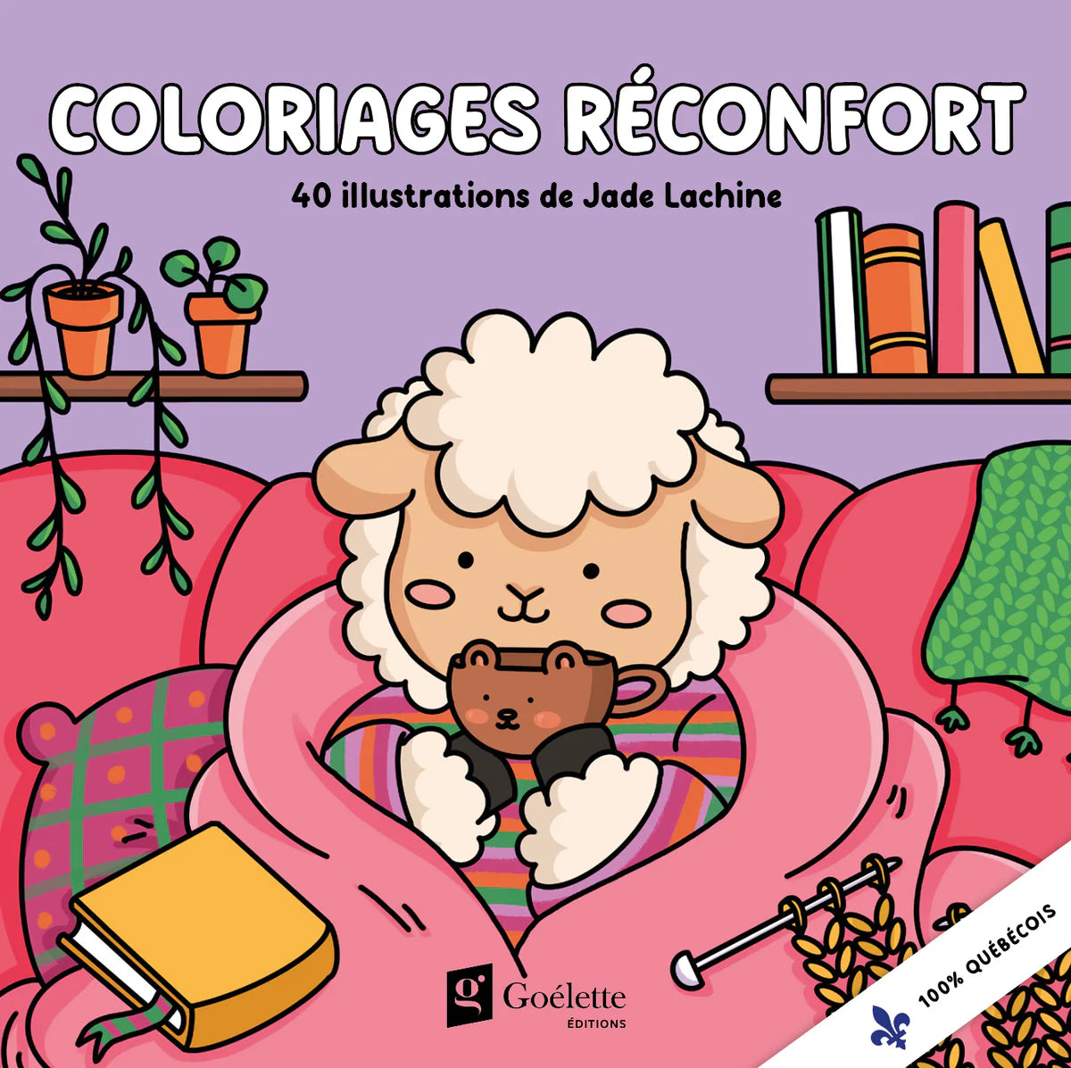 Livre à colorier Jade Lachine pour adulte avec illustrations artistiques à colorier