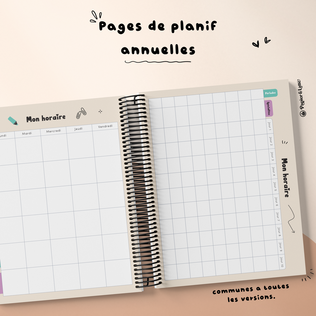 Planificateur pour enseignant 2026-2027 - 02