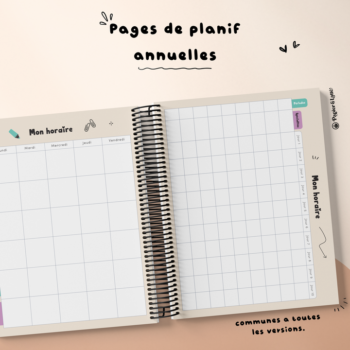 Planificateur pour enseignant 2026-2027 - 02