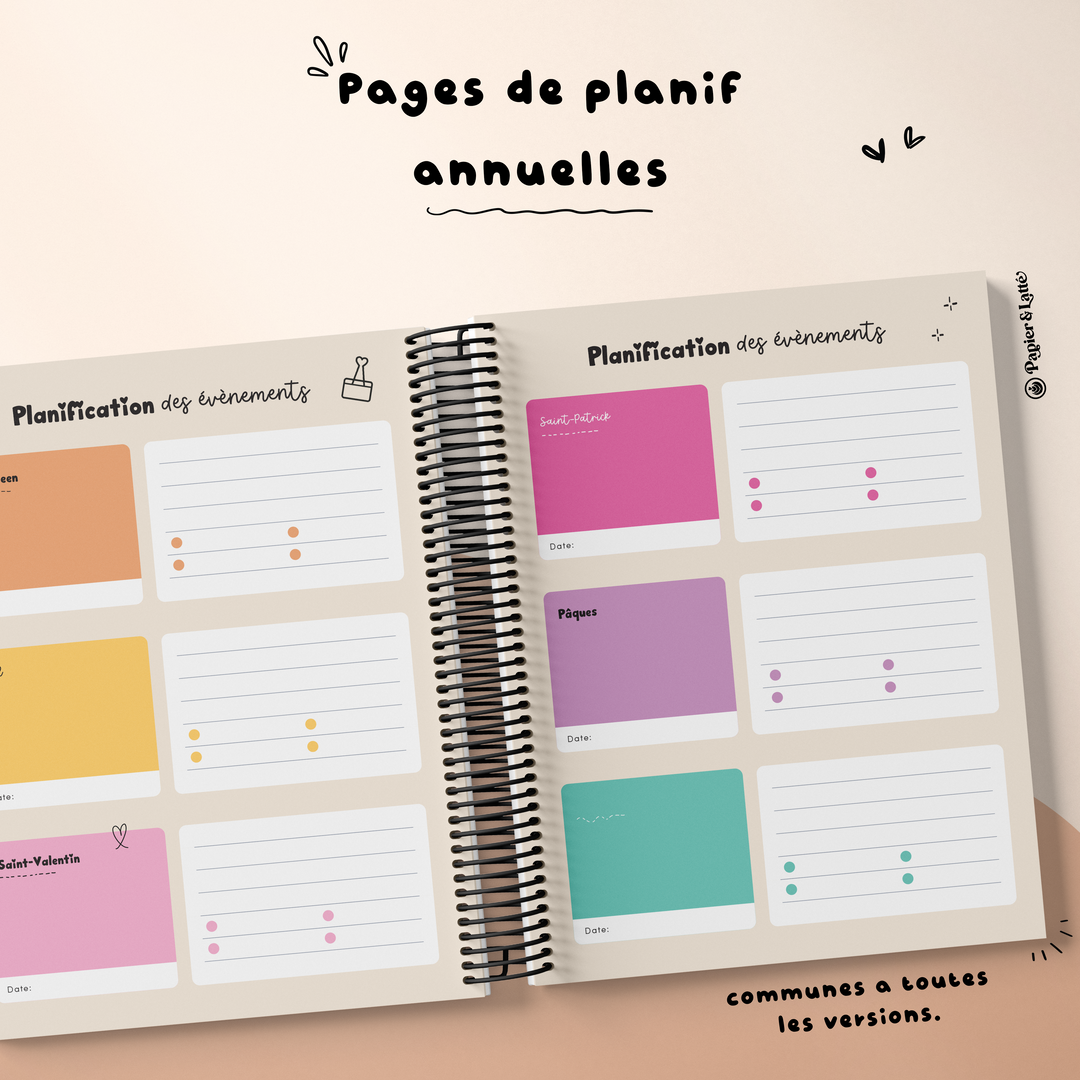 Planificateur pour enseignant 2026-2027 - 02