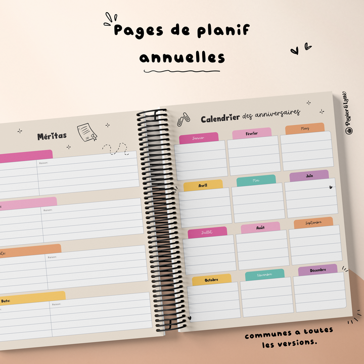 Planificateur pour enseignant 2026-2027 - 02