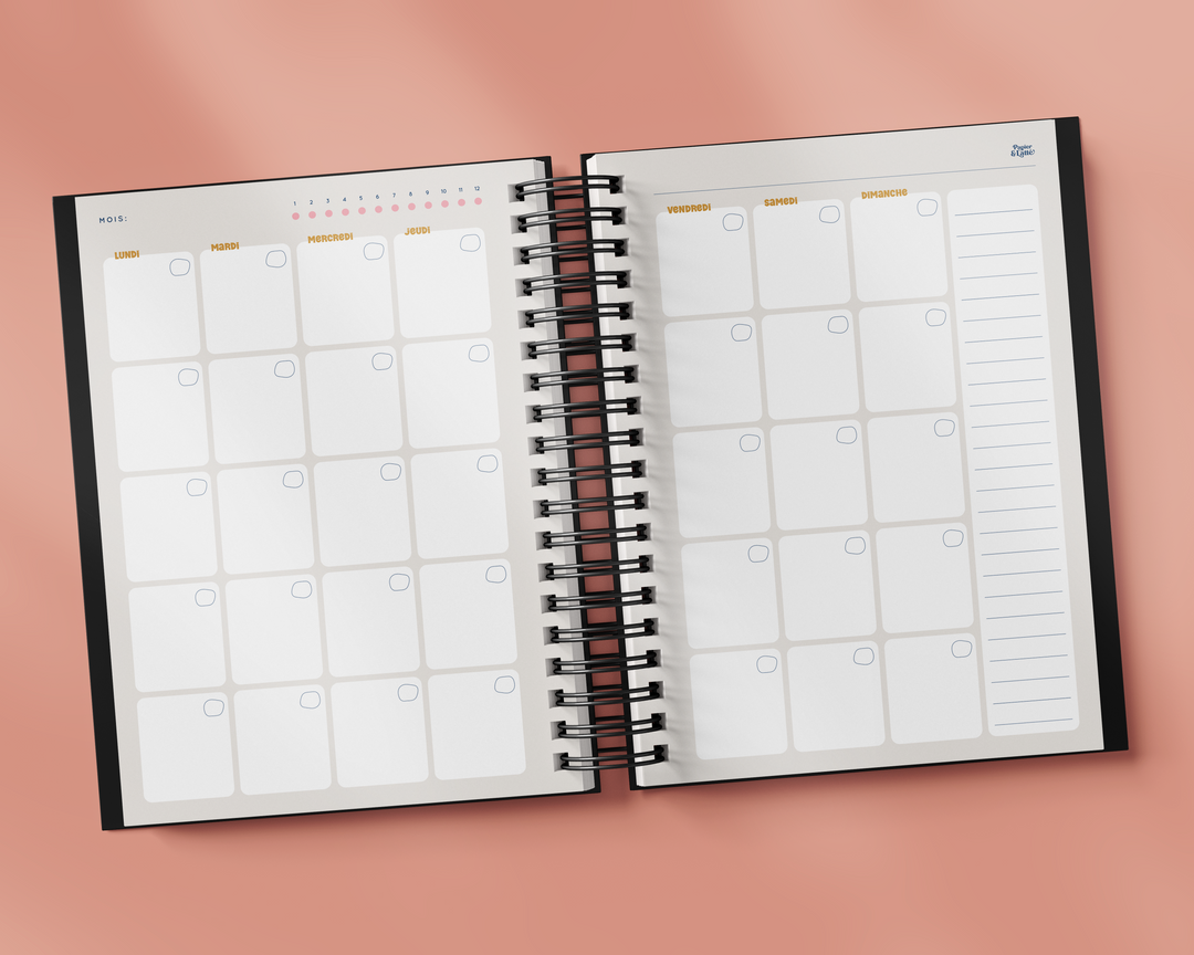 Agenda non-daté - 12 - Petit - 6e édition - Joséphine