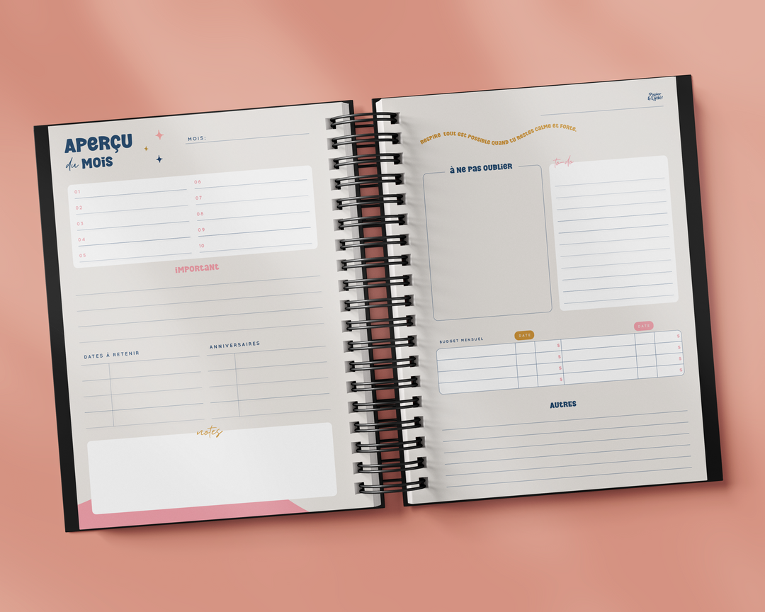 Agenda non-daté - 12 - Petit - 6e édition - Joséphine