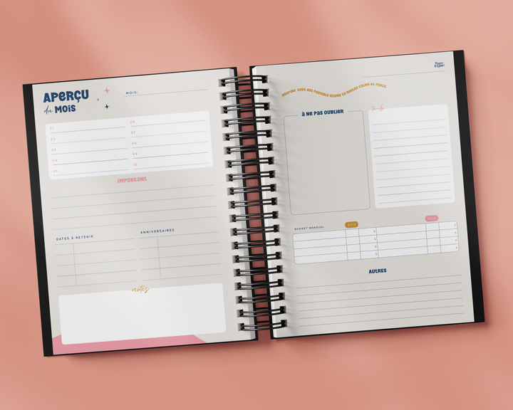 Agenda non-daté - 12 - Petit - 6e édition - Joséphine