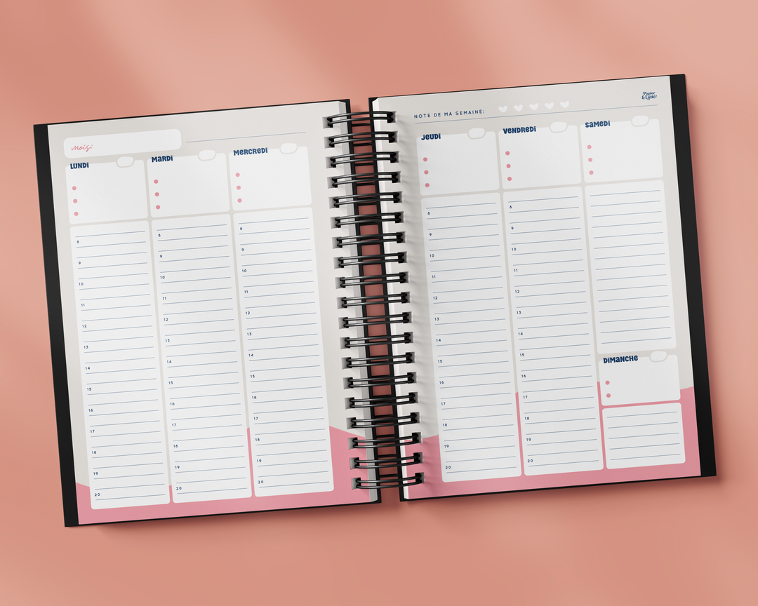 Agenda non-daté - 12 - Petit - 6e édition - Joséphine