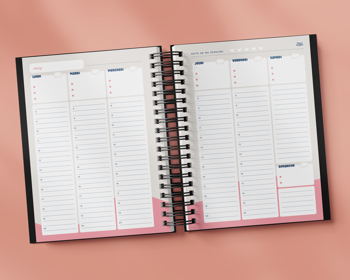 Agenda non-daté - 12 - Petit - 6e édition - Joséphine